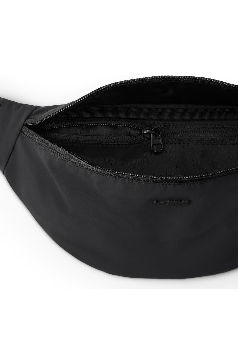 Nike Water Repellent Belt Bag, Alternate, color, Obsidian