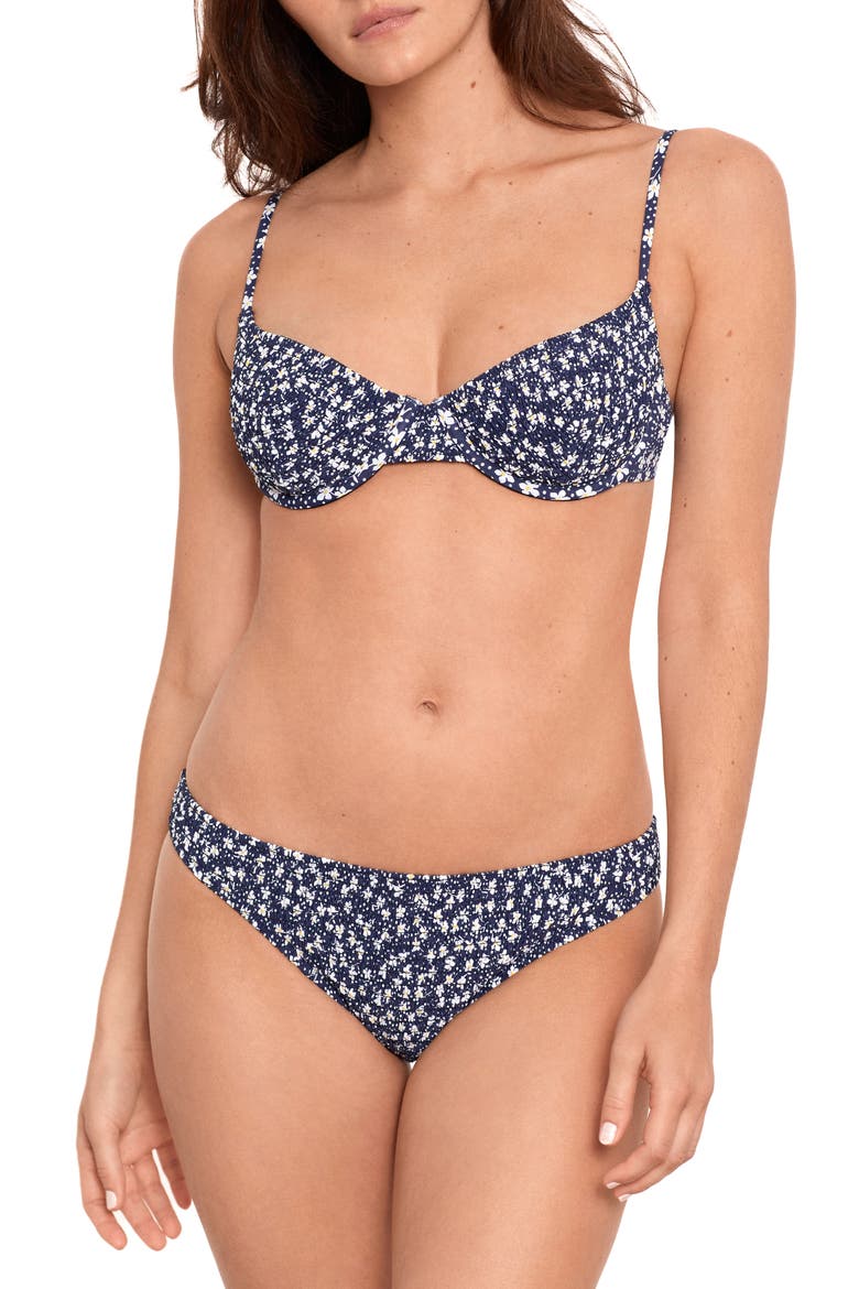 Underwire Balconette Bikini Top, Alternate, color, BLUE MULTI