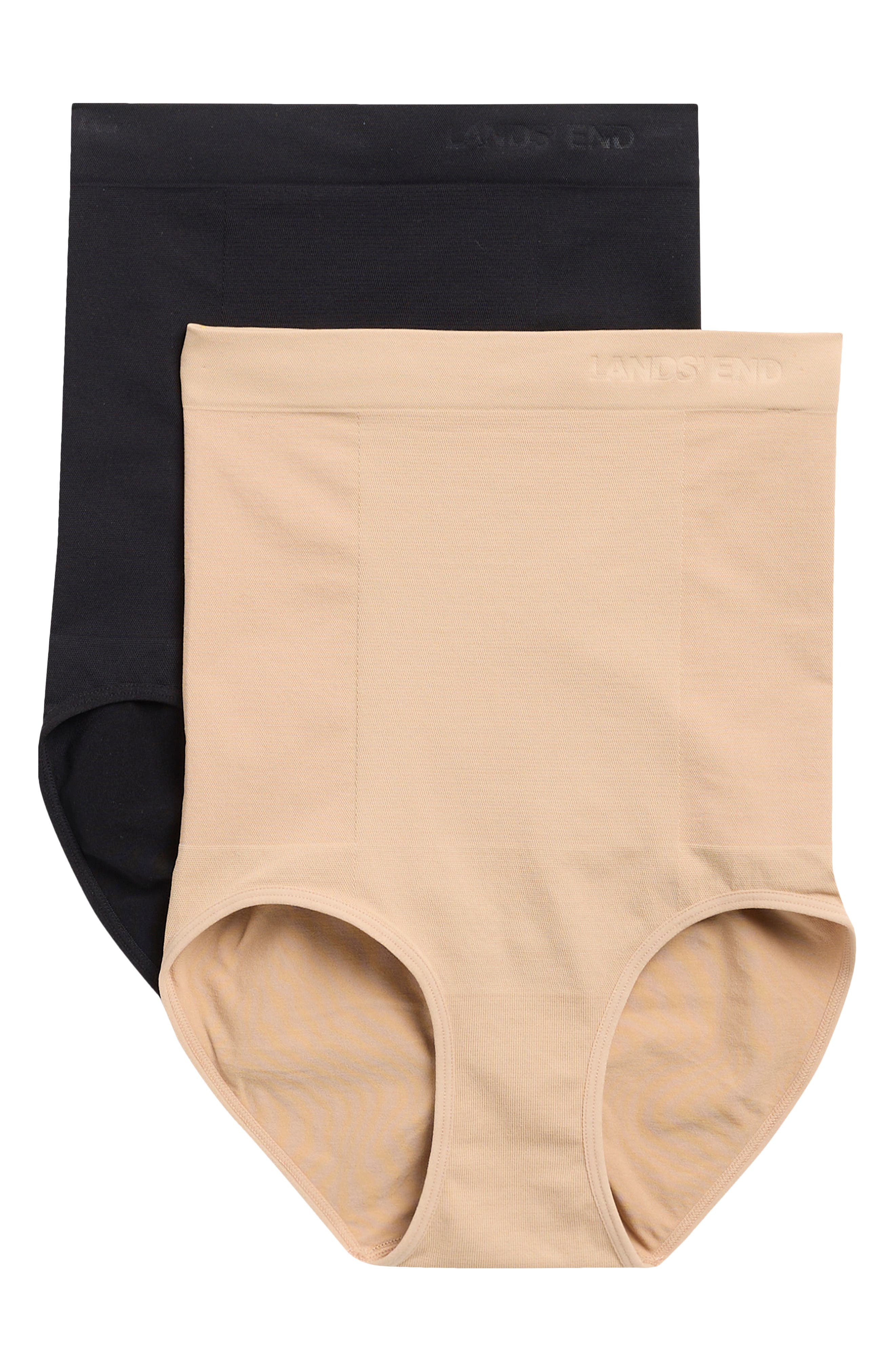 Lands' End 2-Pack Contour Flex High Waist Shaping Briefs
