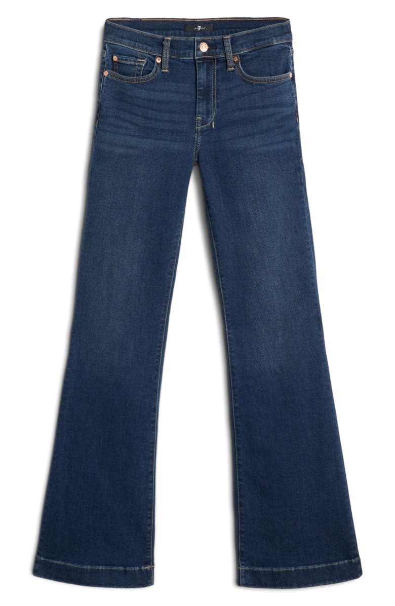 7 For All Mankind Dojo Mid Rise Flare Jeans, Alternate, color, Authentic Fate