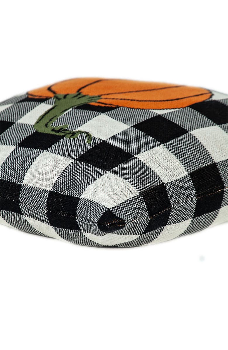 PARKLAND COLLECTION Pumpyking Transitional Orange Throw Pillow, Alternate, color, Orange