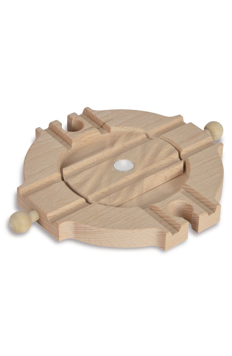 Simba Toys Eichhorn Train Wooden Turn Table, Main, color, Multicolored