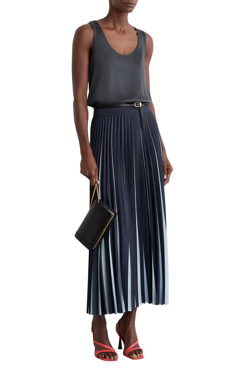 Reiss Ruby Scoop Neck Tank, Alternate, color, Navy