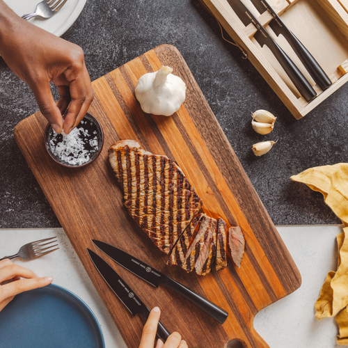 Schmidt Brothers Cutlery 4-piece Steak Set In Black