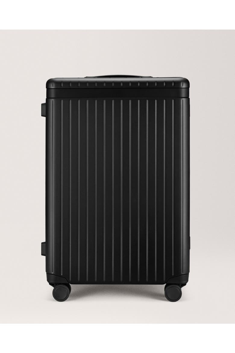 The Check-in Suitcase, Alternate, color, Black / Black