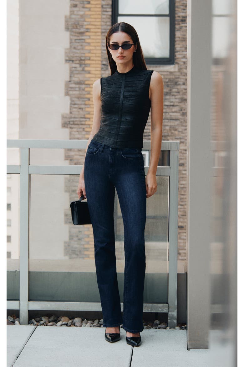 The Metallic Brianna Top, Alternate, color, BLACK FOIL