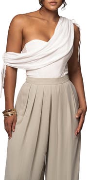 JLUXLABEL New Obsession Draped Top