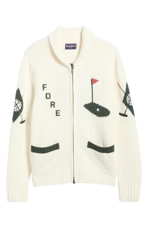 Lewis Golf Zip Cardigan
