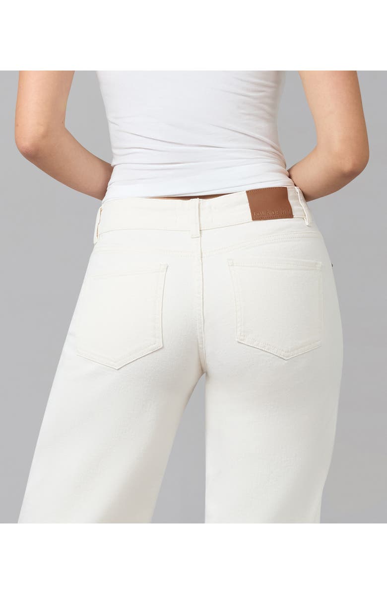 Lola Denim Miro Mid Rise Comfort Straight Jeans, Alternate, color, Raw