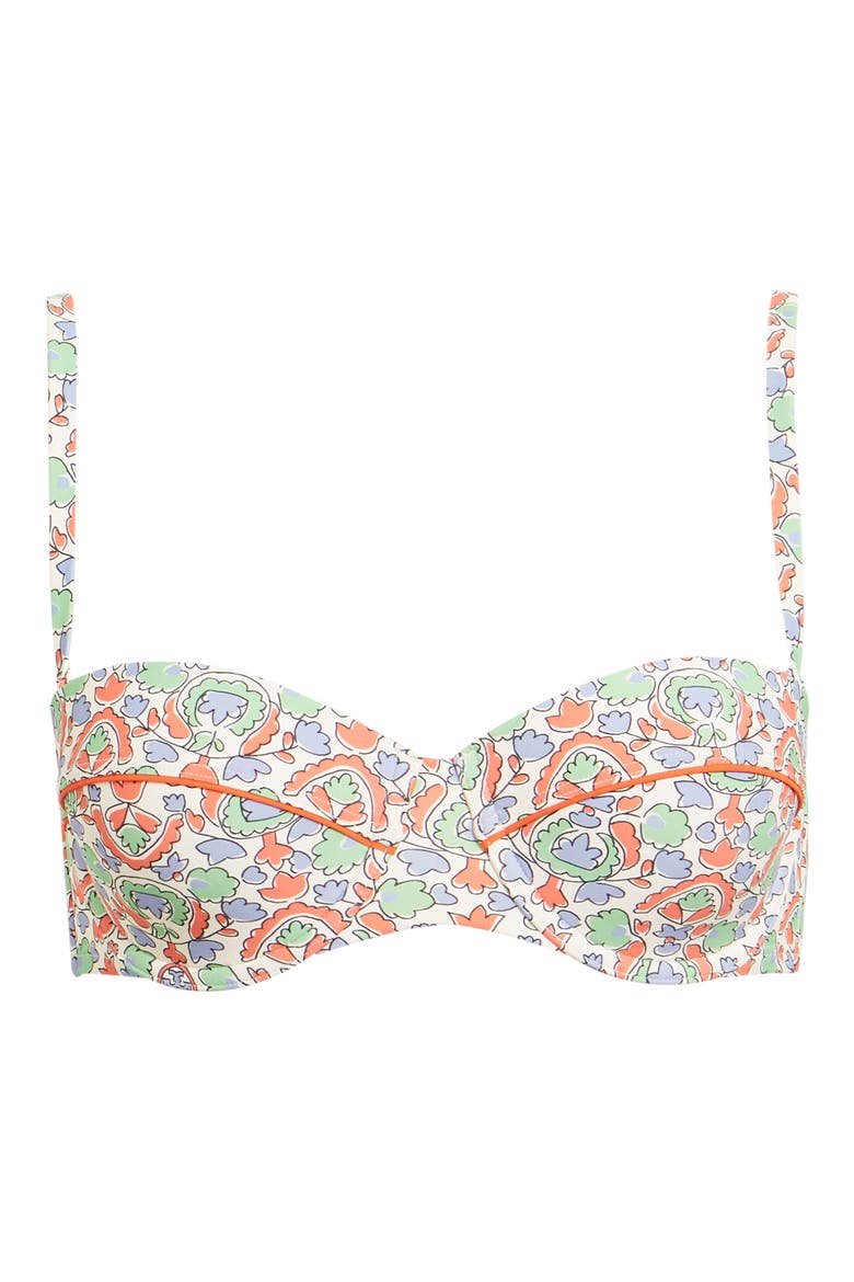 Underwire Bandeau Bikini Top, Main, color, LEGACY PAISLEY