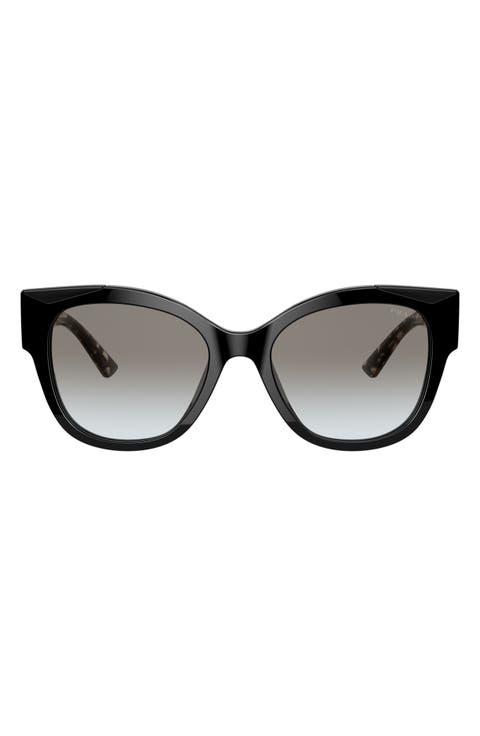 54mm Gradient Rectangular Sunglasses
