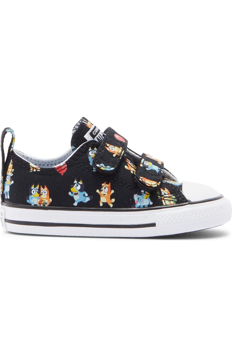 Converse x Bluey Kids' Chuck Taylor<sup>®</sup> All Star<sup>®</sup> 2V Sneaker, Alternate, color, Black/ Multi/ White
