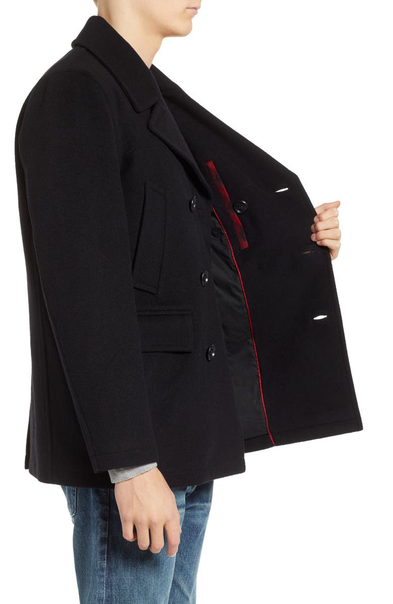 Pendleton Maritime Wool Blend Peacoat, Alternate, color, 