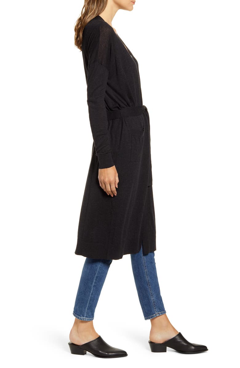 Velvet by Graham & Spencer Deb Lux Cotton Long Cardigan, Alternate, color, 