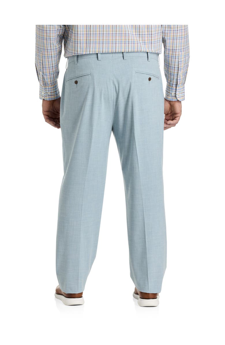 Oak Hill by DXL Big & Tall Cross Hatch Suit Pants, Alternate, color, Blue