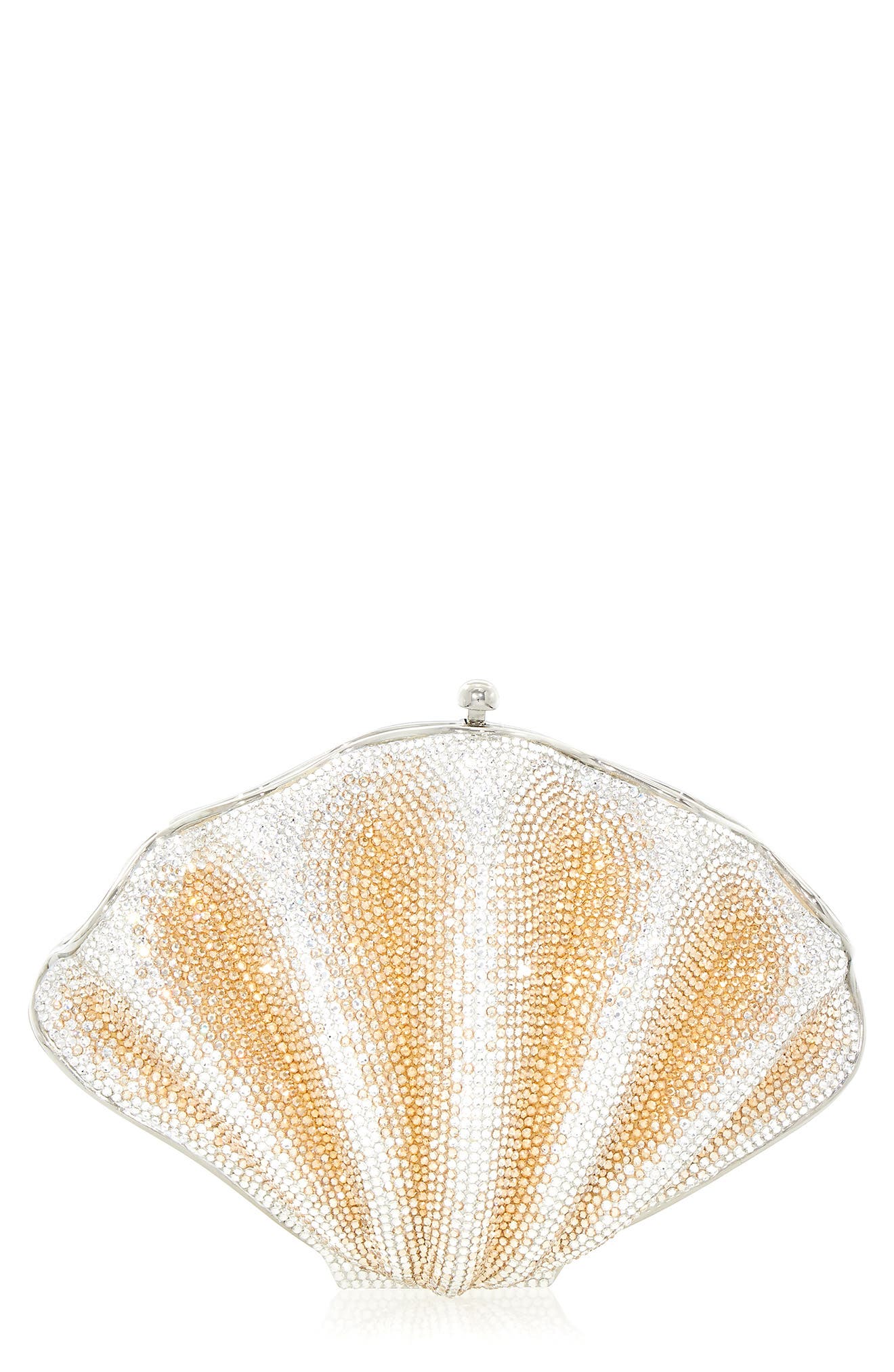 JUDITH LEIBER COUTURE Judith Leiber Scallop Clam Shell Clutch, Main, color, 