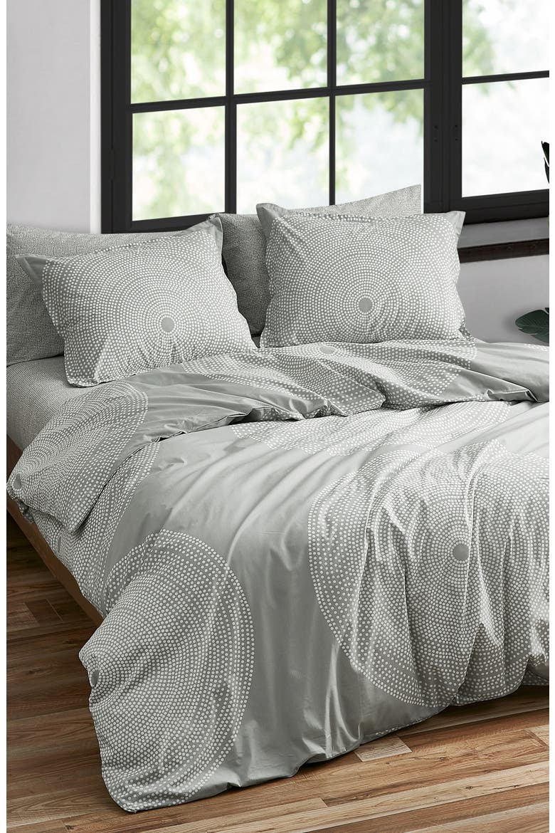 Fokus Comforter & Sham Set, Alternate, color, GREY