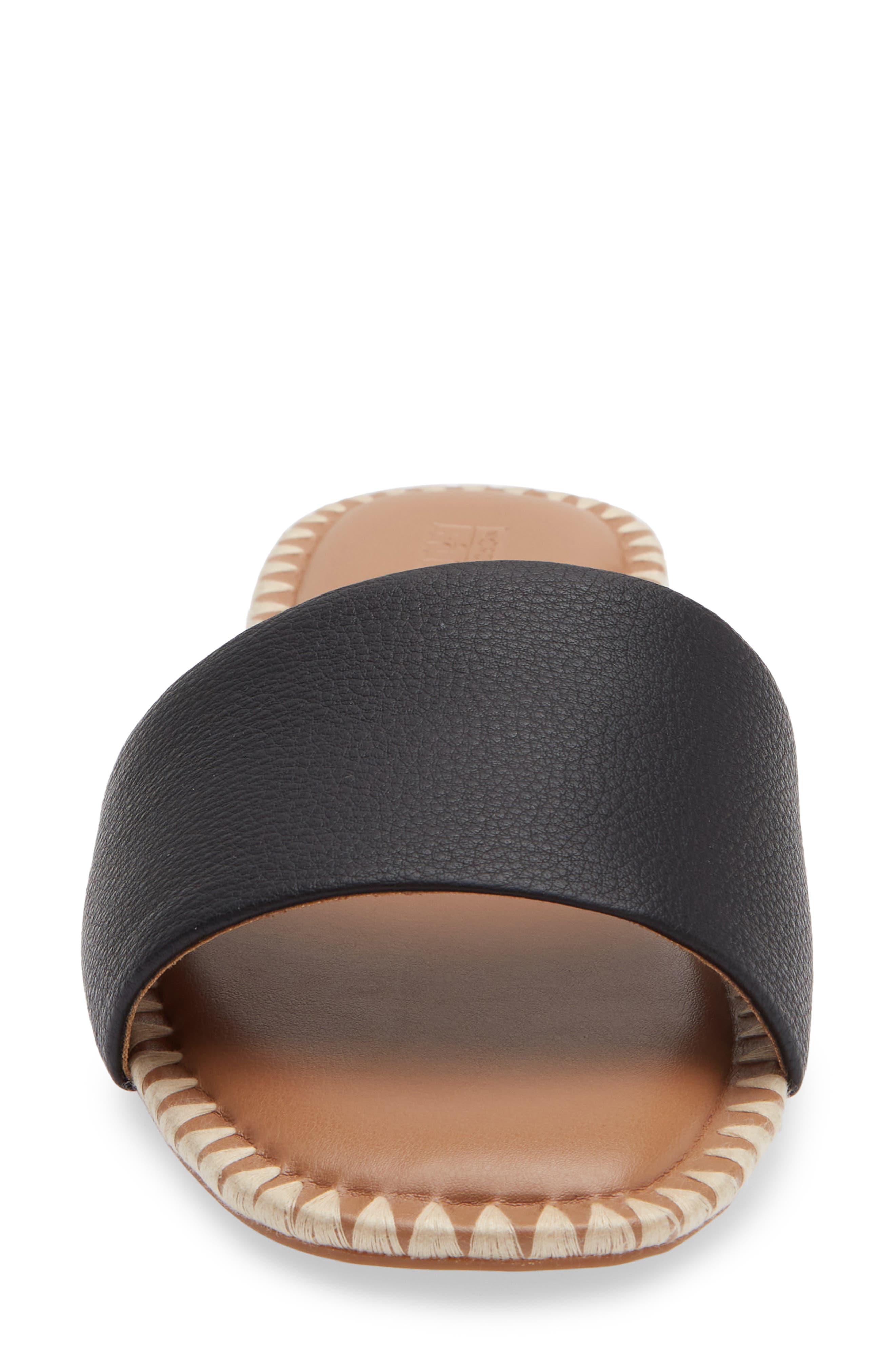 NORDSTROM RACK Cora Slide Sandal, Alternate, color, Black