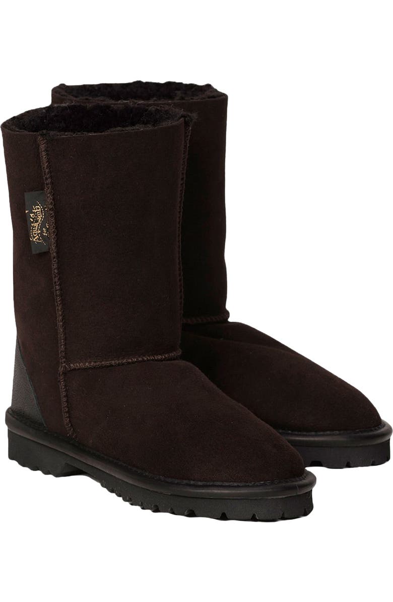 Celtic & Co. Aqualamb Regular Height Boots, Alternate, color, Darkest Brown