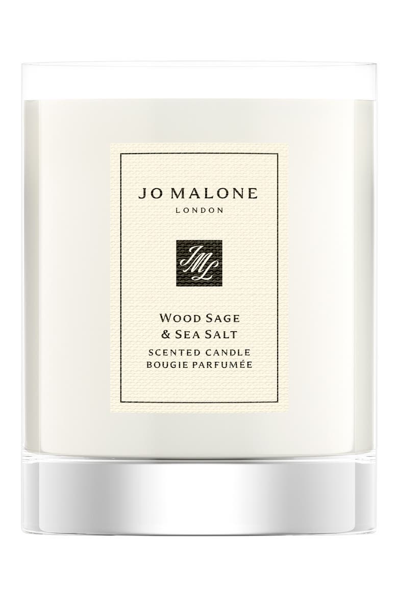 Wood Sage & Sea Salt Scented Home Candle, Main, color, DELUXE SIZE
