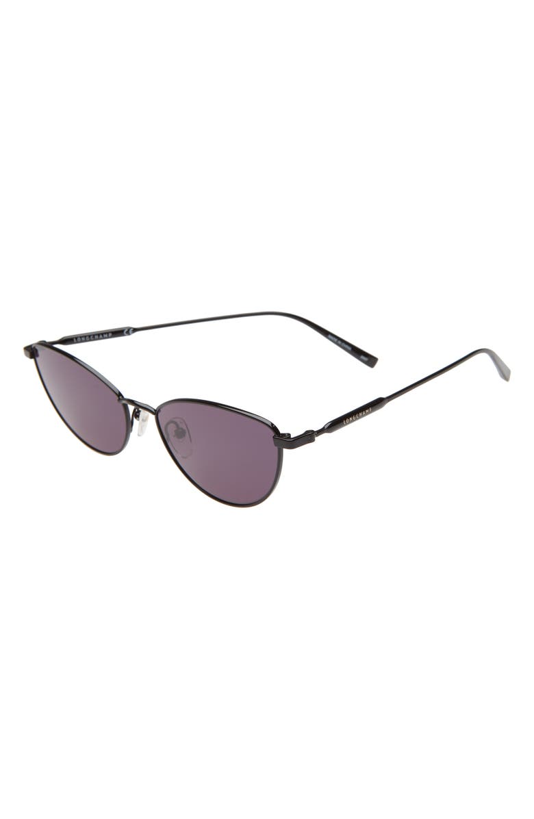 Longchamp 55mm Oval Sunglasses, Alternate, color,
