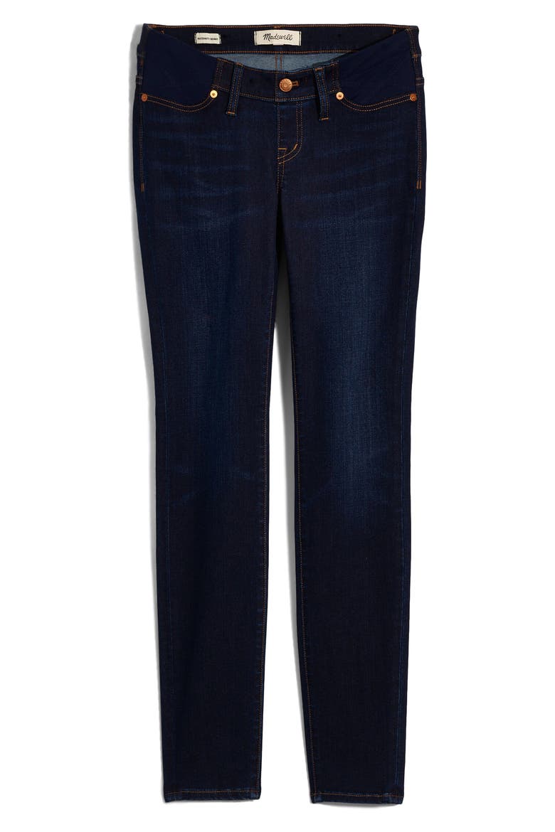 Maternity Side-Panel Skinny Jeans Adjustable Tencel® Lyocell Edition, Alternate, color, LARKSPUR