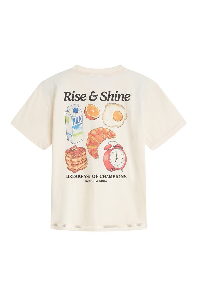 Kids' Graphic Relaxed Fit T-Shirt, Alternate, color, EGGNOG