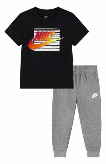 Kids' Futura Block Short Sleeve Shirt & Joggers Set