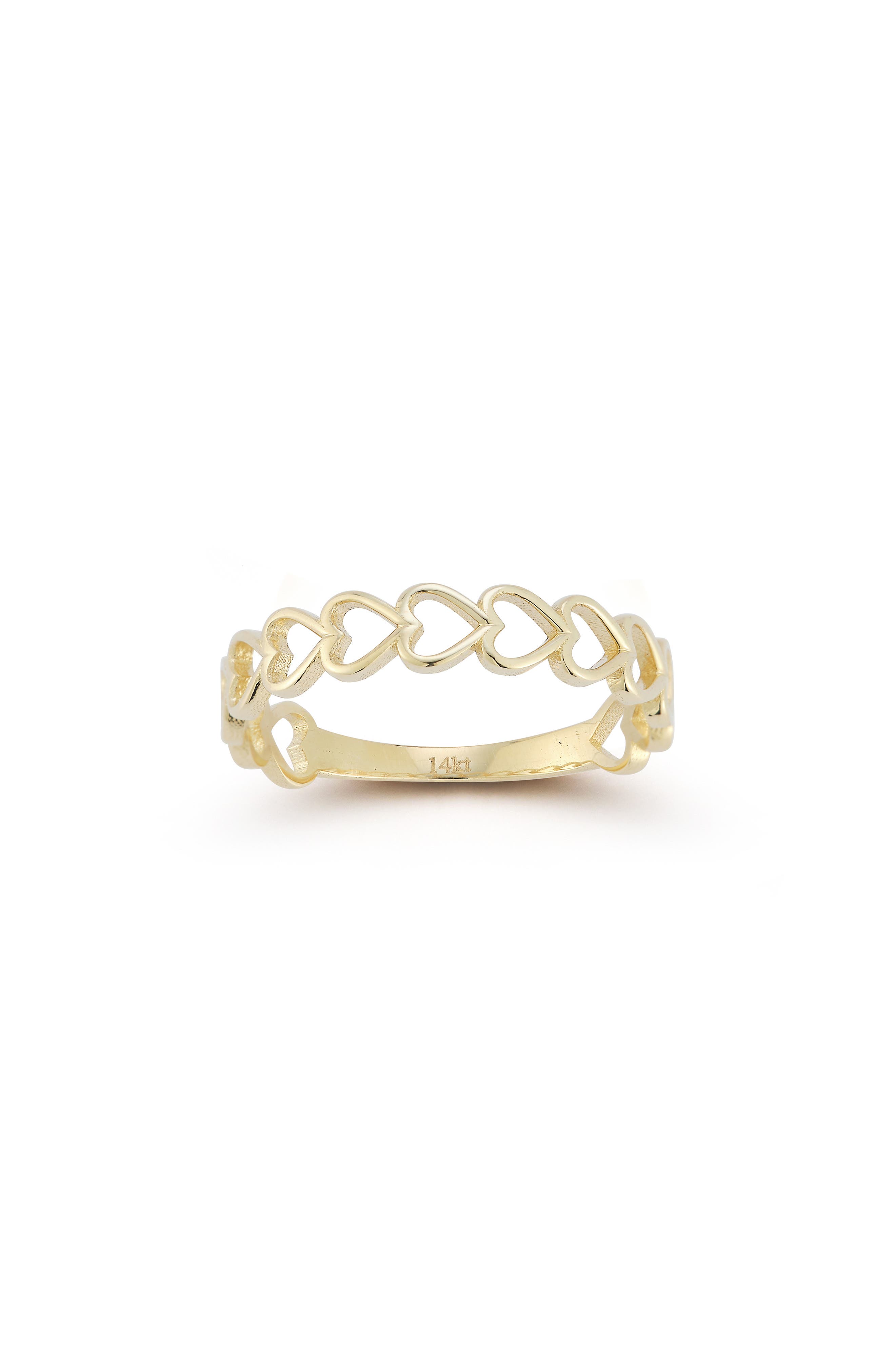 Ember Fine Jewelry Heart Band Ring