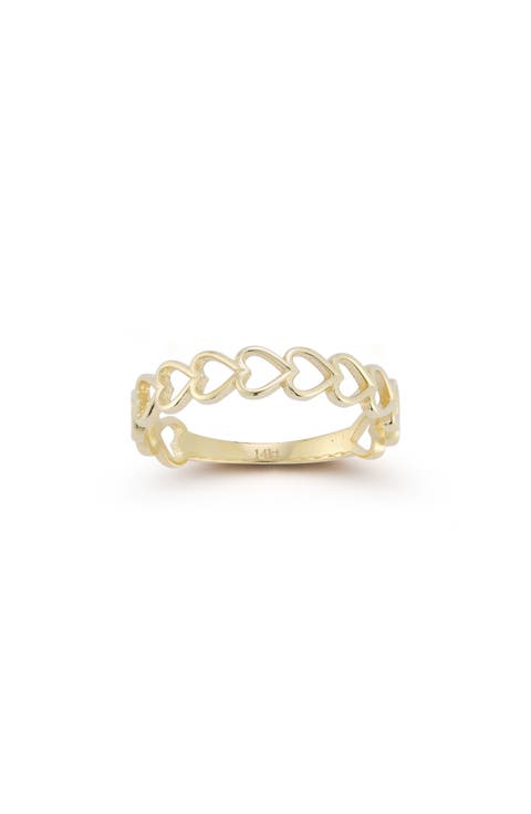 Heart Band Ring