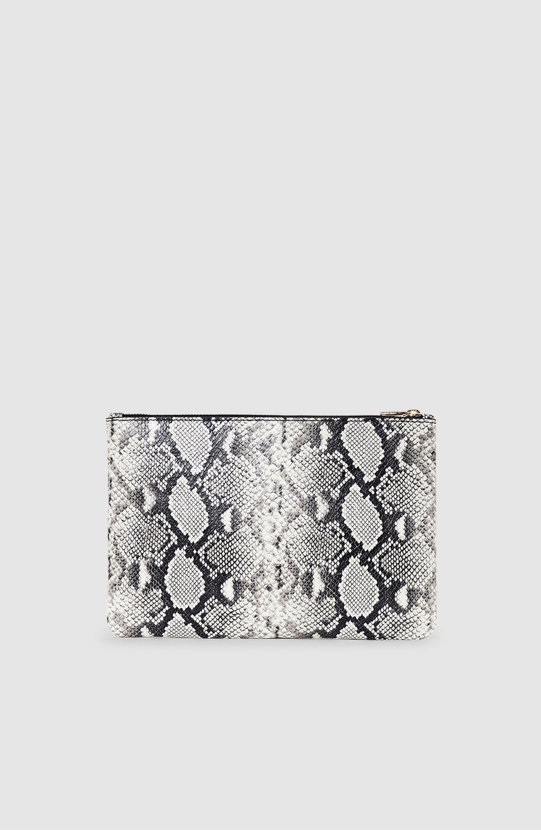 ANINE BING Elly Pouch, Alternate, color, Python Print