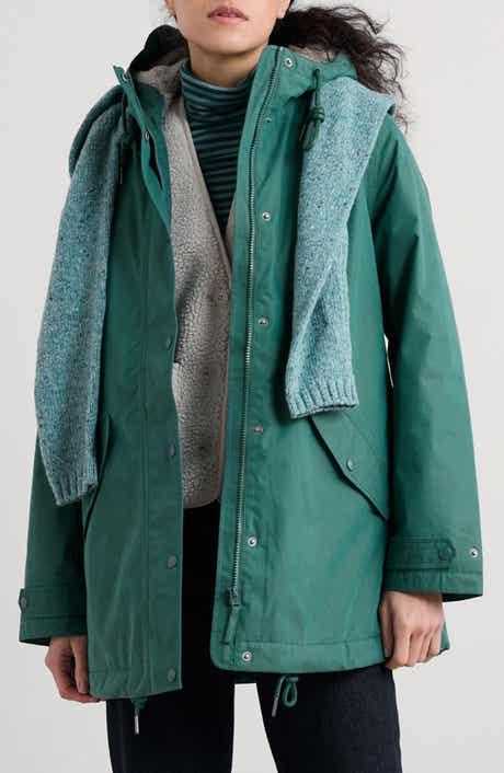 Seasalt Cornwall Porth Nanven Waterproof Organic Cotton Blend Raincoat