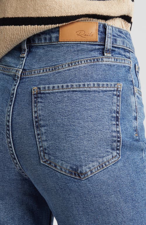 Rails The Topanga High Waist Ankle Straight Leg Jeans In Blue Stone