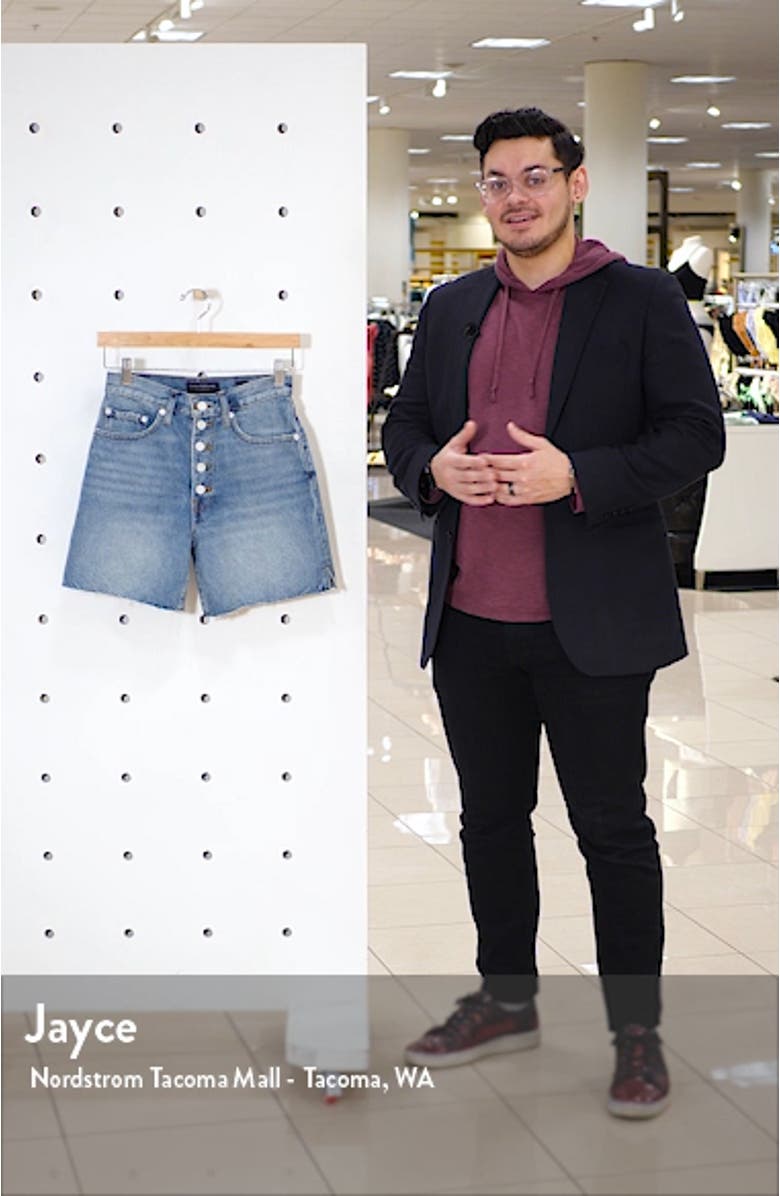 Traveler Cutoff Denim Shorts, sales video thumbnail