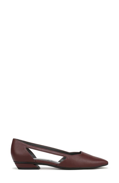 Franco Sarto Denzel Cutout Flat In Burgundy