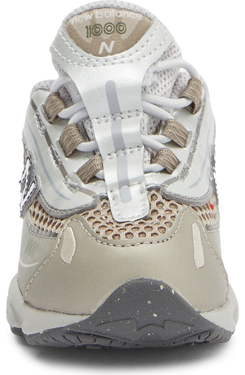 New Balance Kids' 1000 Sneaker, Alternate, color, Arid Stone/ Silver Metallic