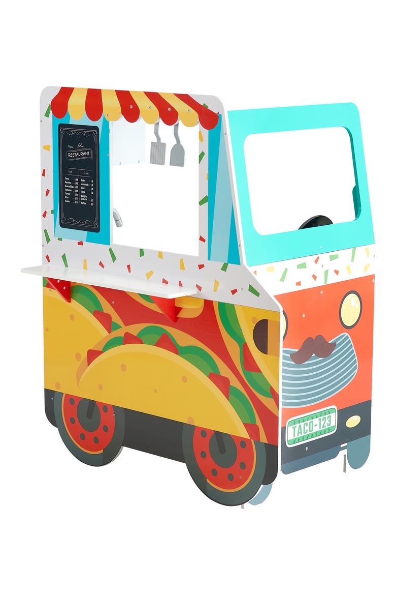 My Little Helper Kids Play Taco Truck Playset, Main, color, MULTI COLOR