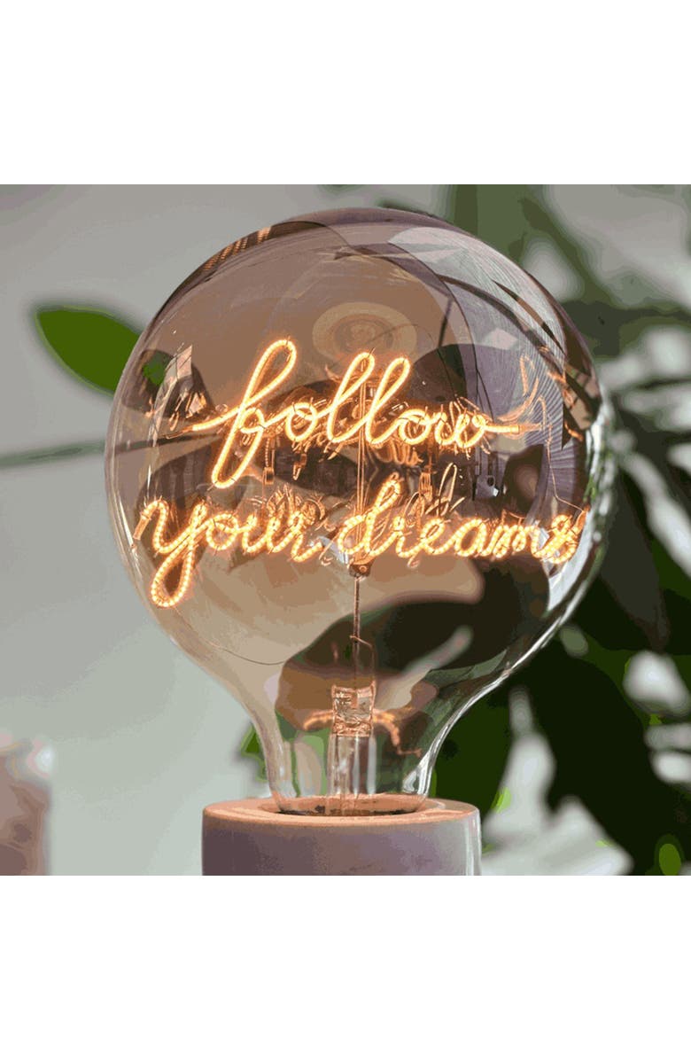 MITB Follow Your Dreams Portable Table Lamp, Alternate, color, Gold