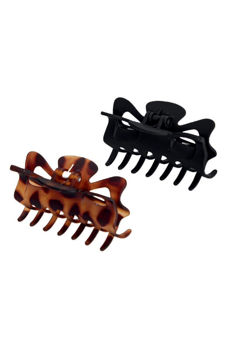 Kitsch Large 2-Pack Assorted Claw Clips, Main, color,