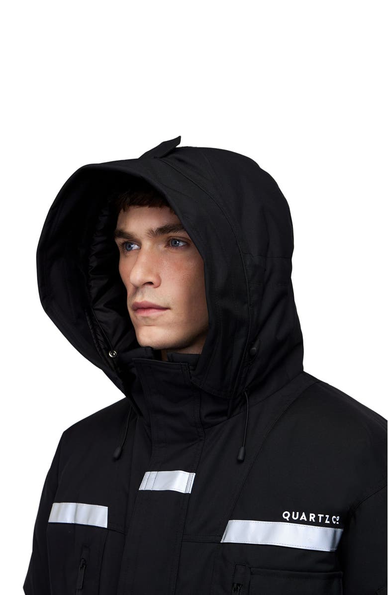 Quartz Co. VOSTOK 3.0 | Hooded Down Expedition Jacket, Alternate, color, Black