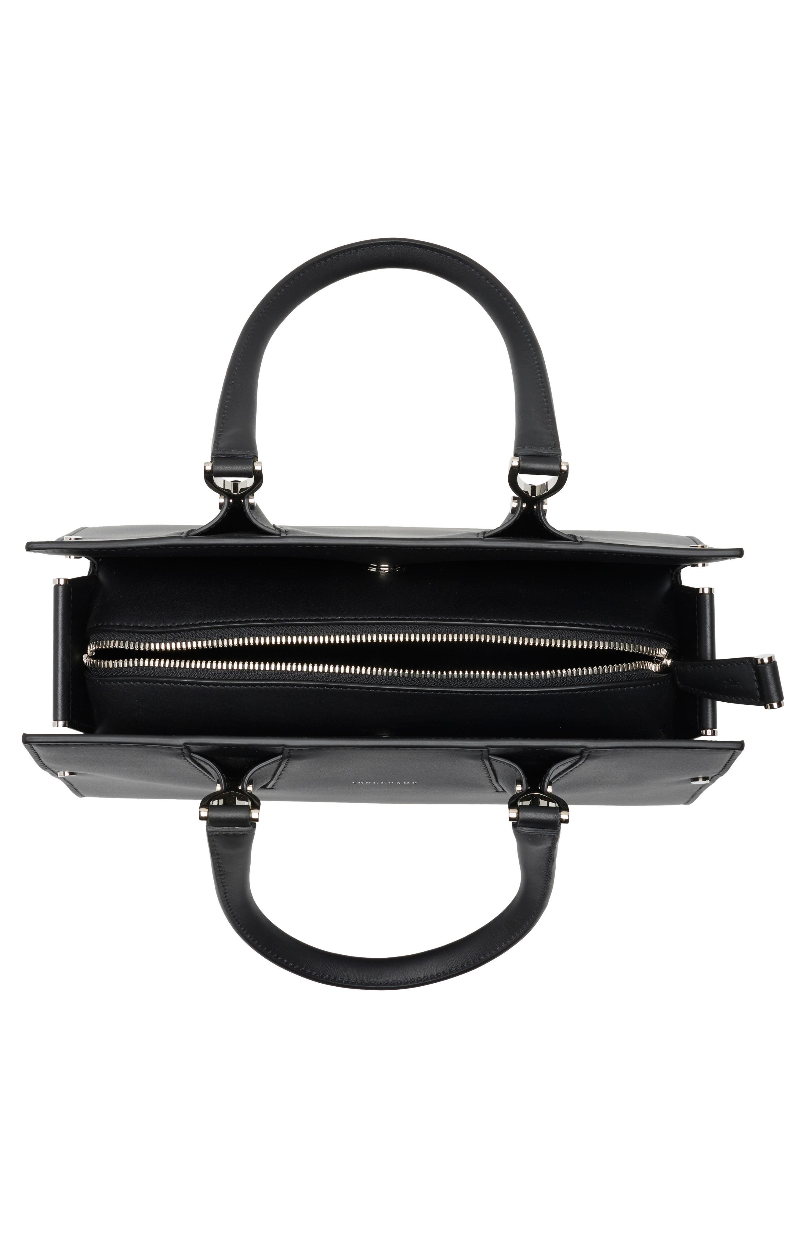 Longchamp Paris Premier Small Tote, Alternate, color, Black