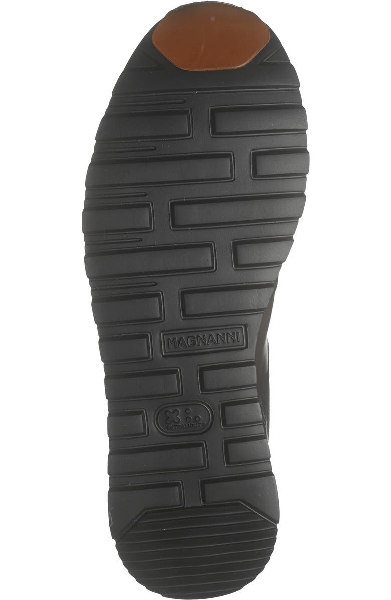 Magnanni Arco Sneaker, Alternate, color, Mid Brown