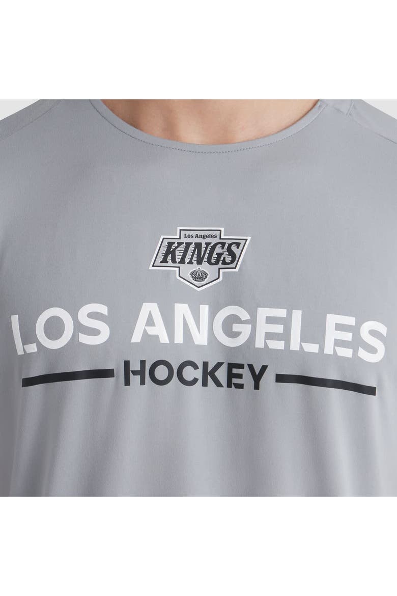 Men's Fanatics Gray Los Angeles Kings Authentic Pro Rink Tech T-Shirt, Alternate, color, Gray