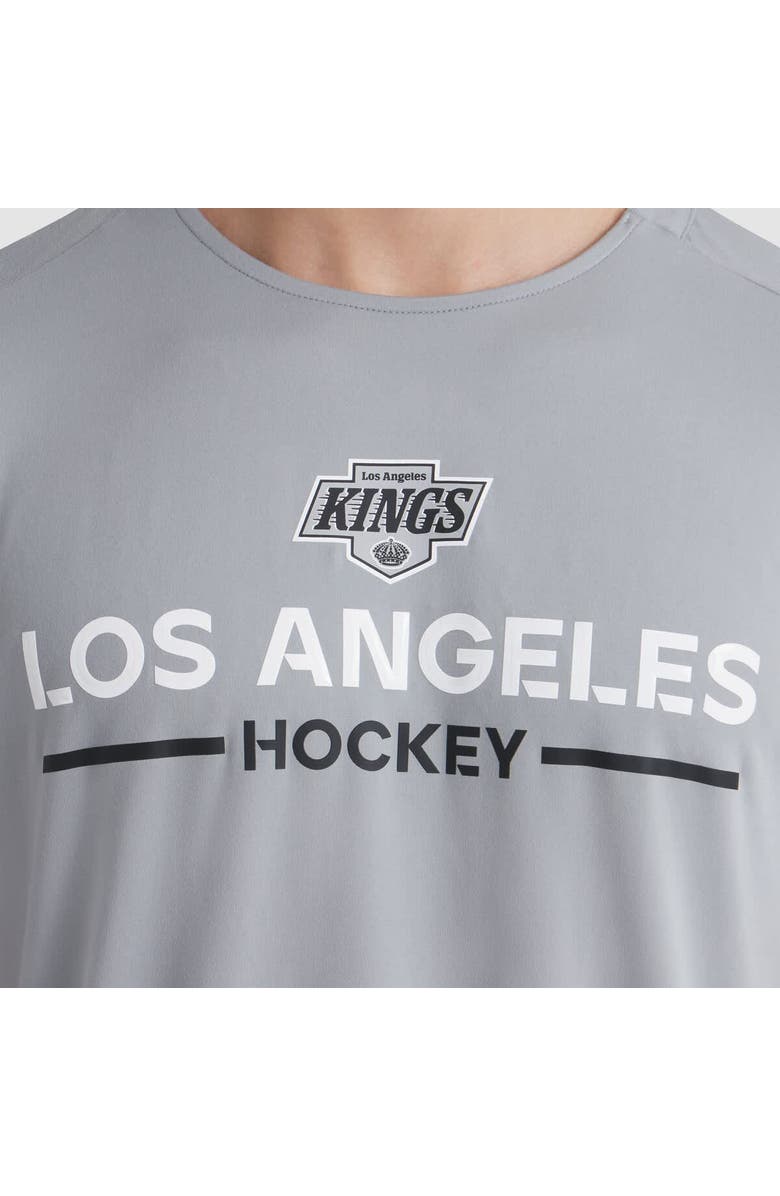 FANATICS Men's Fanatics Gray Los Angeles Kings Authentic Pro Rink Tech T-Shirt, Alternate, color, Gray