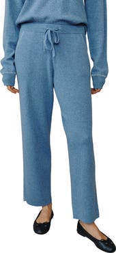 Bella Dahl Whipstitch Straight Leg Sweater Pants