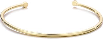 Crystal Endcap Cuff Bracelet