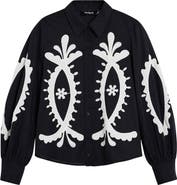 Desigual Appliqué Button-Up Shirt