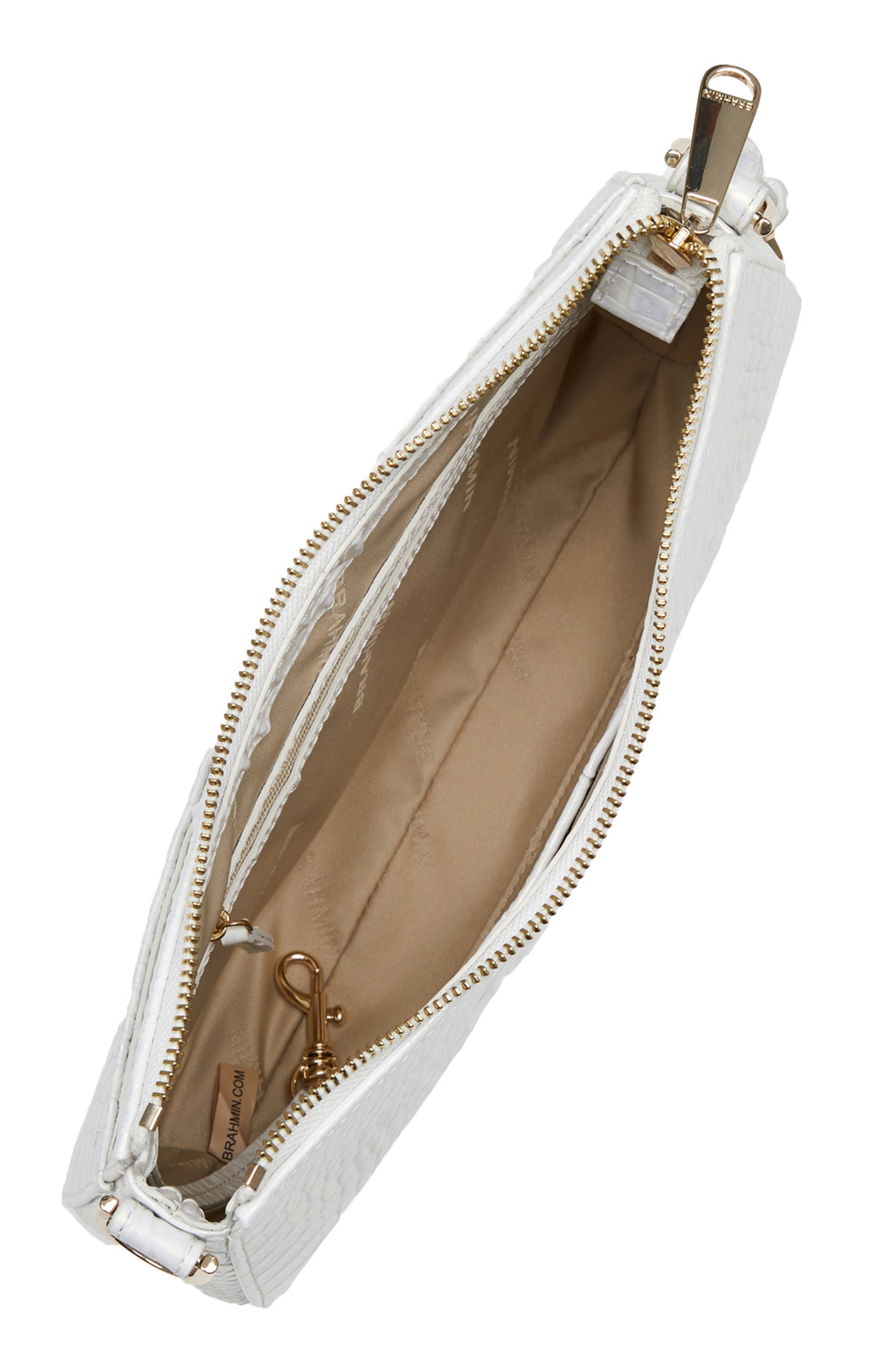 Brahmin Mod Shayna Croc Embossed Leather Crossbody Bag, Alternate, color, 