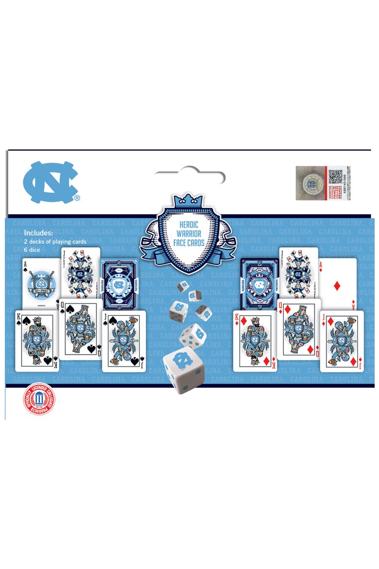 UNC Tar Heels Playing Cards & Dice, Alternate, color, Multicolor