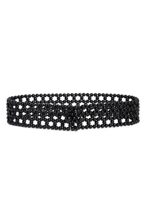Evie Night Faux Pearl Belt